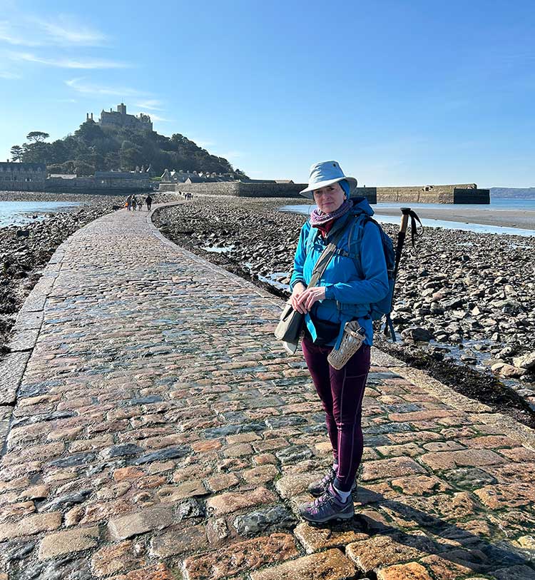 Liz Scott at St Michael's Mount Liz Scott at St Michael's Mount