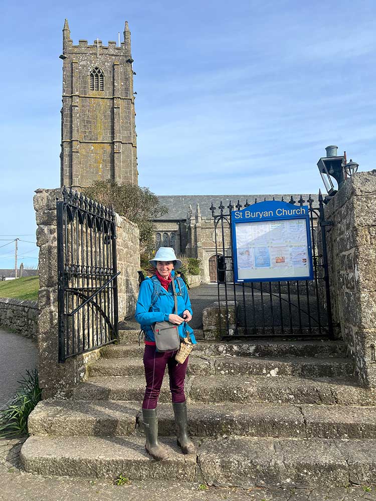 Liz Scott at St Buryan Church Liz Scott at St Buryan Church
